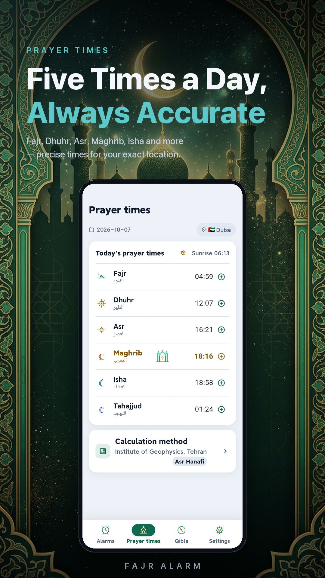 Prayer times