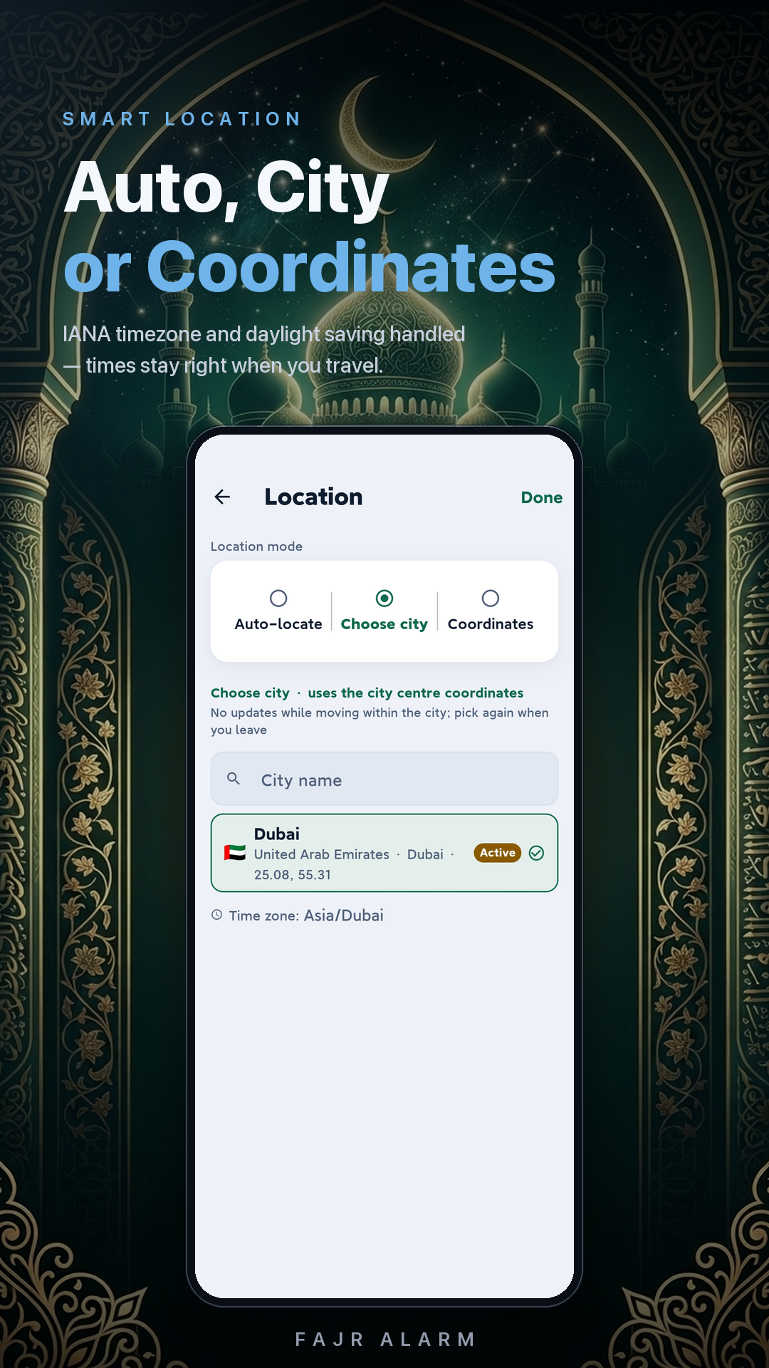 Automatic location